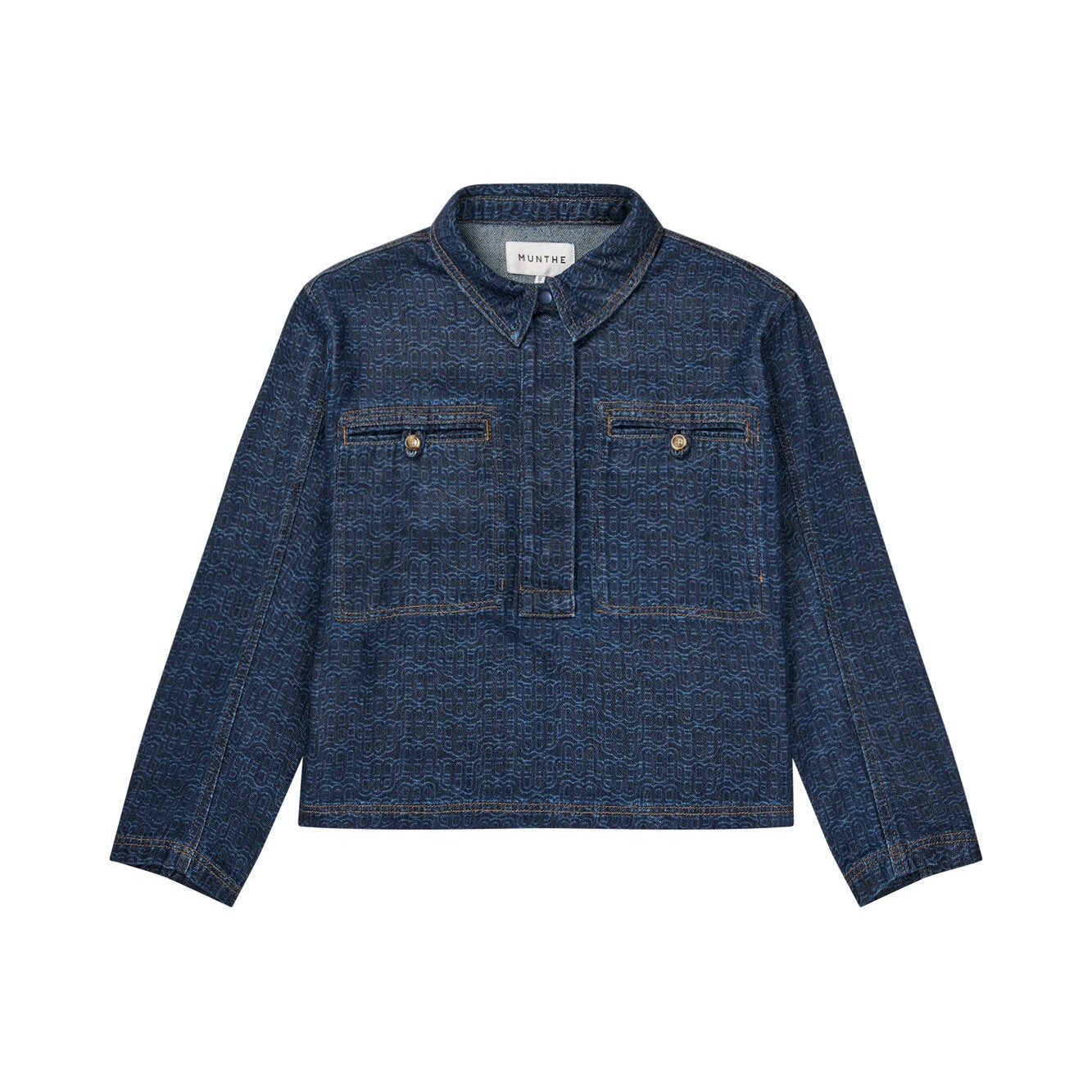 Ruxa Logo denimskjorte - Indigo