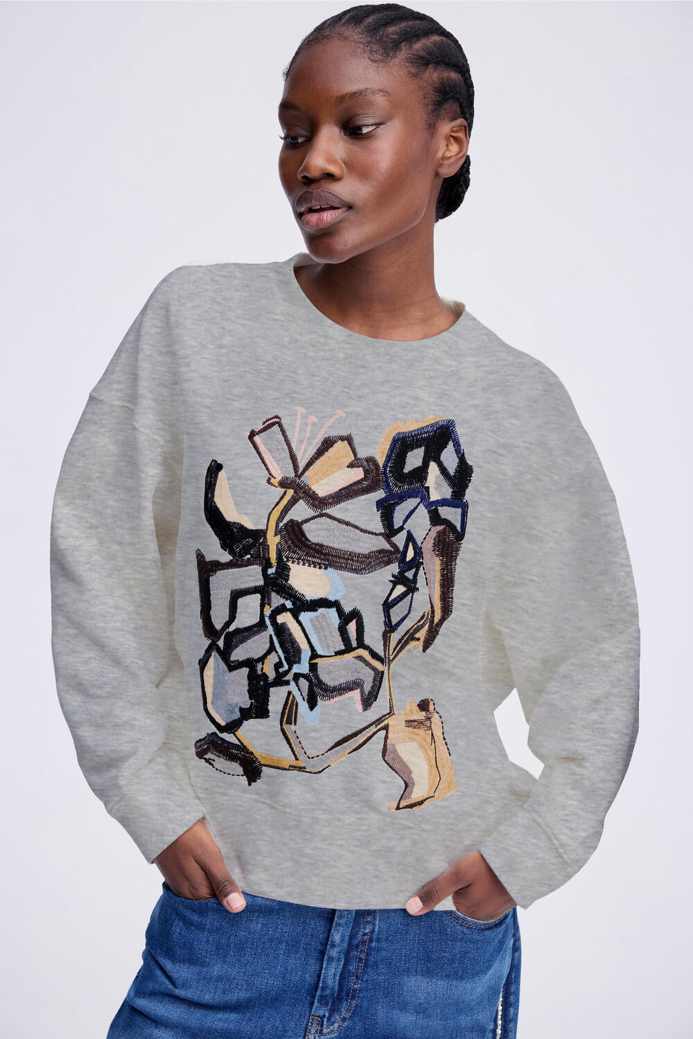 Rarsnima sweatshirt - lysegrå