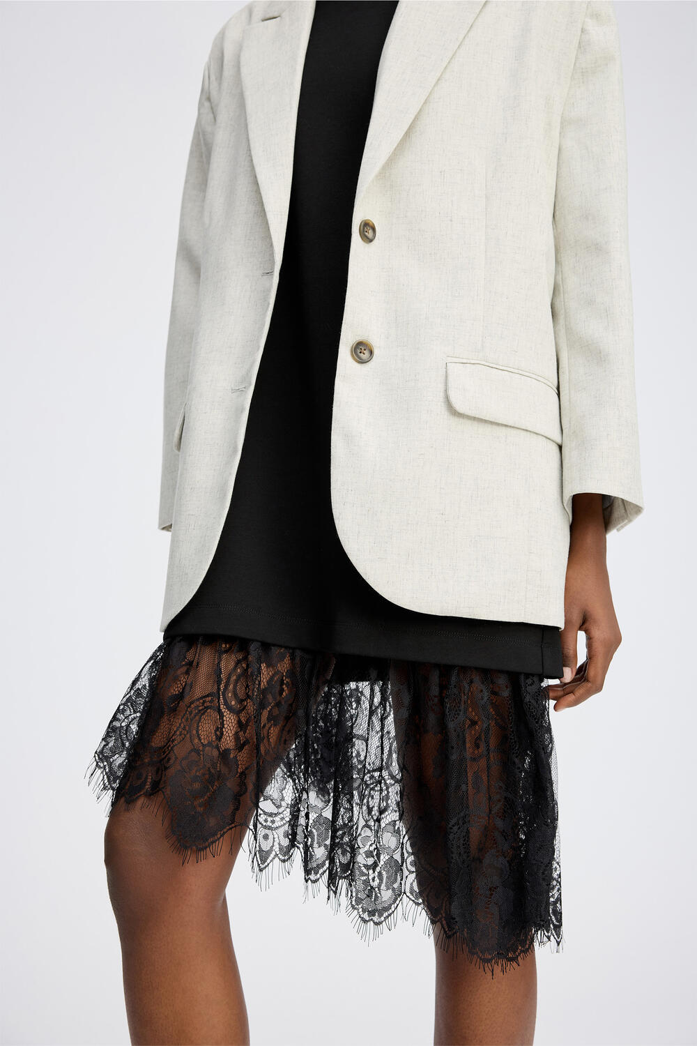 Rosie t-shirt kjole - sort