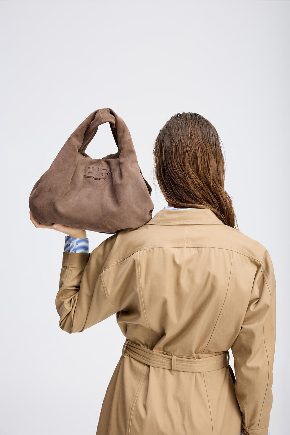 Lix Suede taske - Mocca