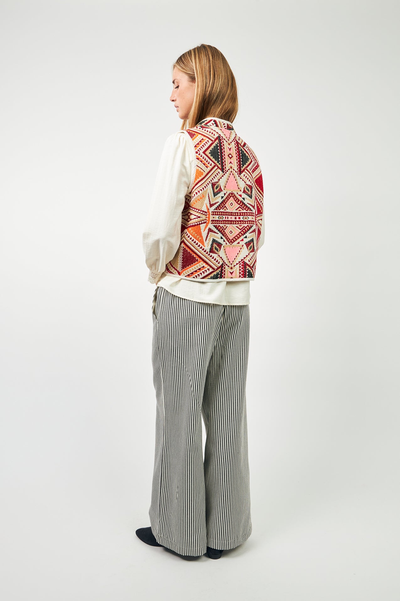 Cairoll vest - Red Multi