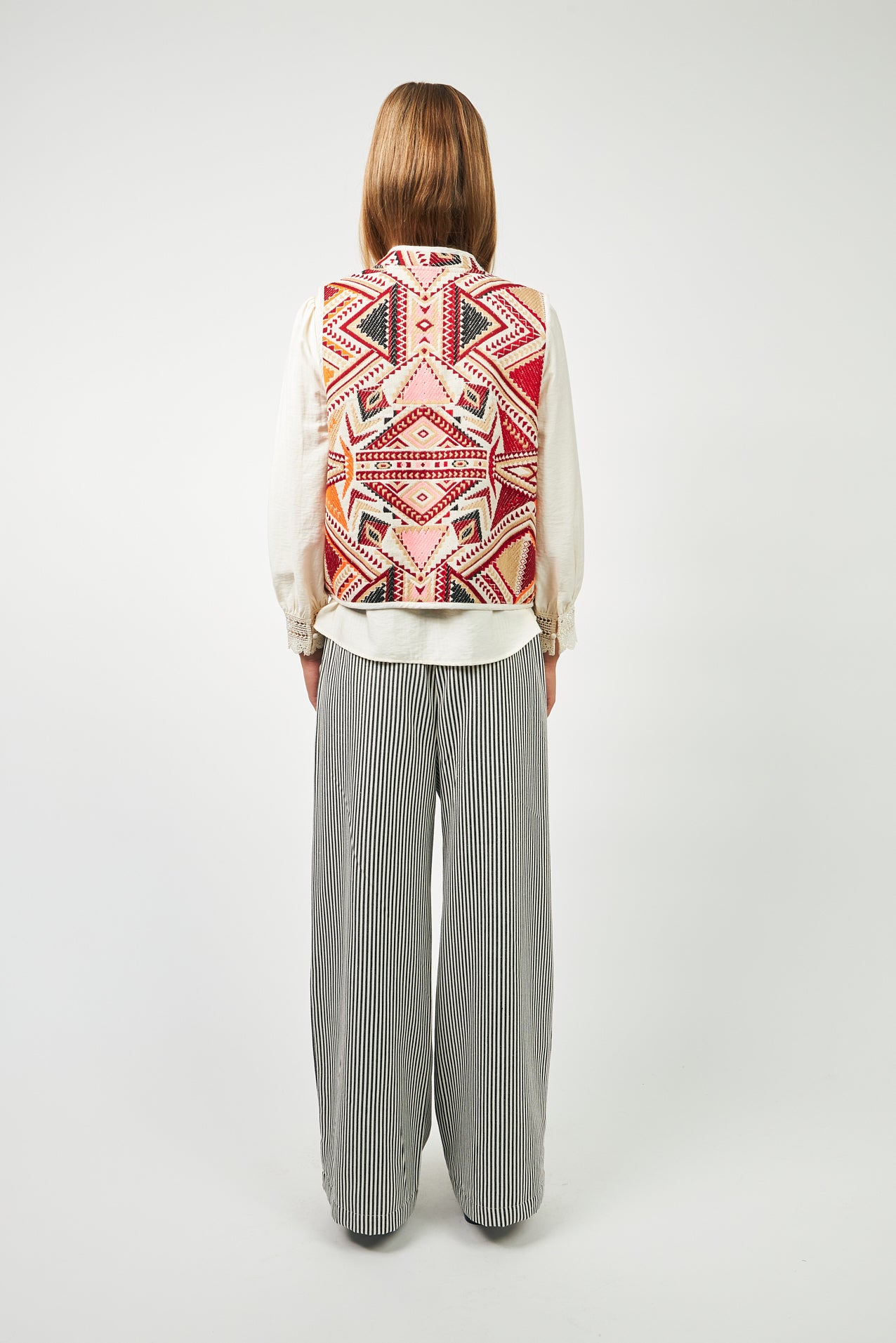 Cairoll vest - Red Multi