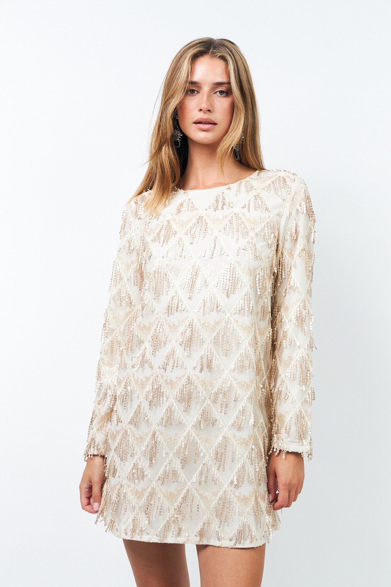 Solga kjole - Champagne