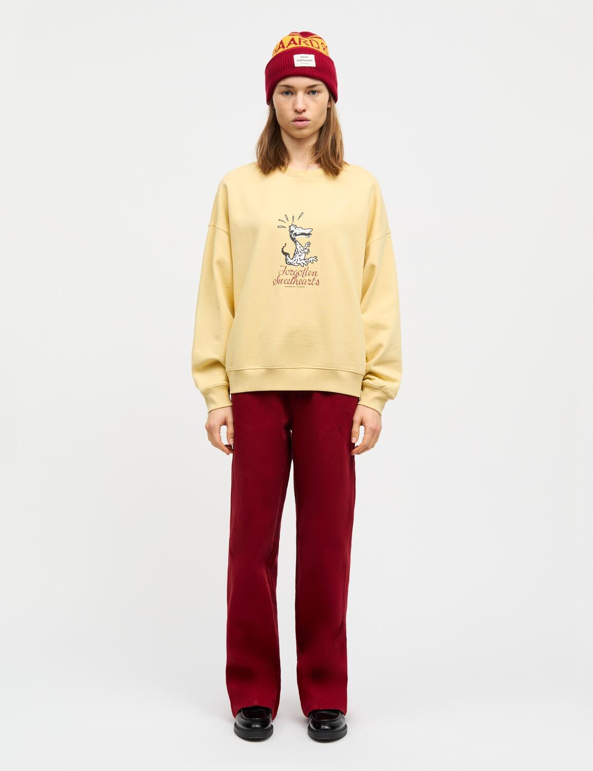 Compact Cotton Atli sweatshirt - Straw