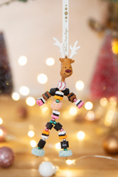Sweetie Rudolf julefigur - mønstret