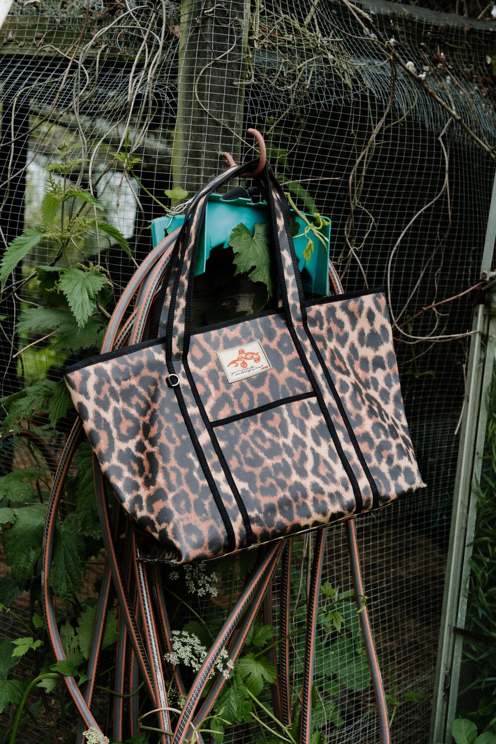 Leopa Coated Aubrey shopper - sort