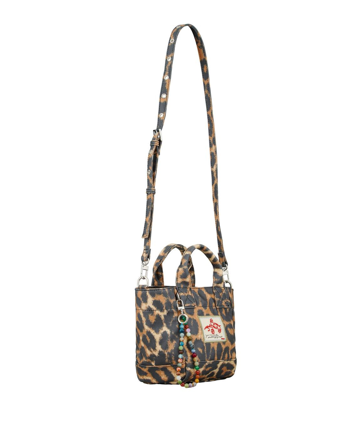 Leopa Coated Gabby taske - sort