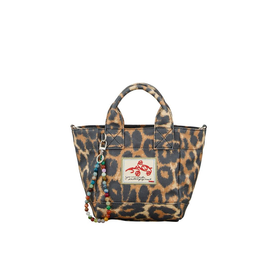 Leopa Coated Gabby taske - sort