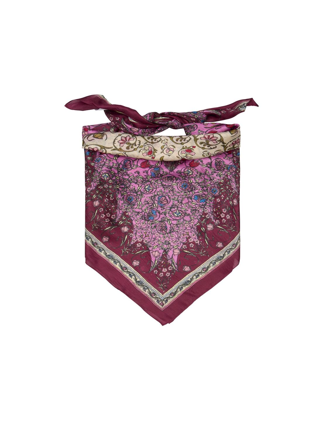 Gardenparty Taby Sia silketørklæde - Vivacious Pink