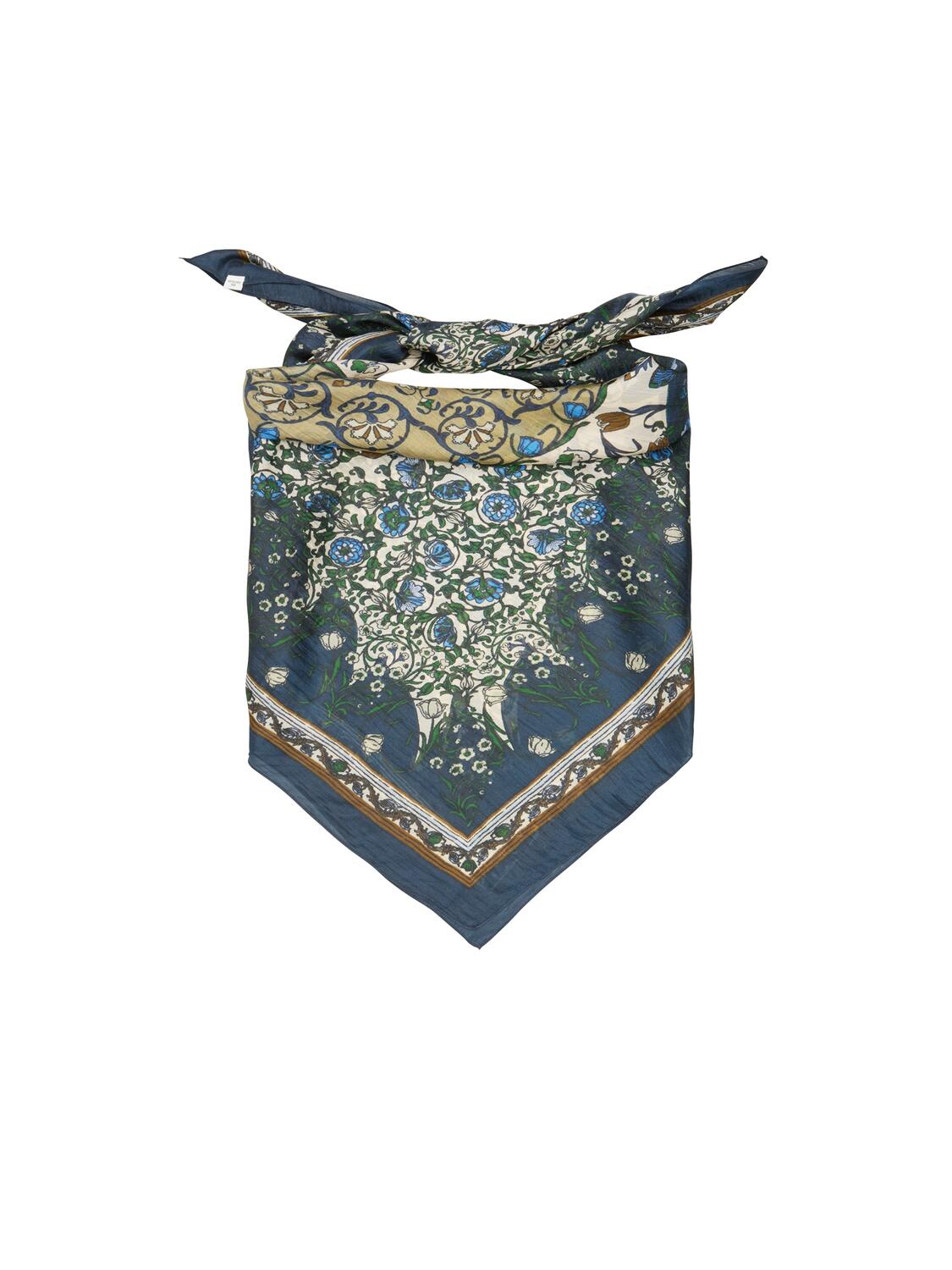 Gardenparty Taby Sia silketørklæde - Mediteal Green