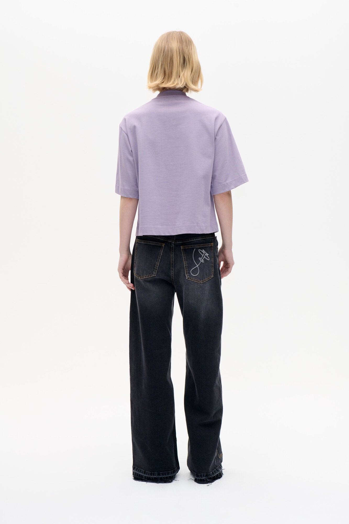 Jiana t-shirt - Dusty Grey Lilac