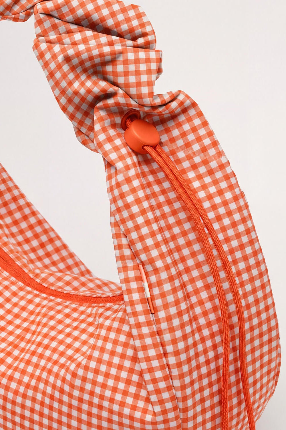 Moon Ruffle taske - Vichy Hot Coral