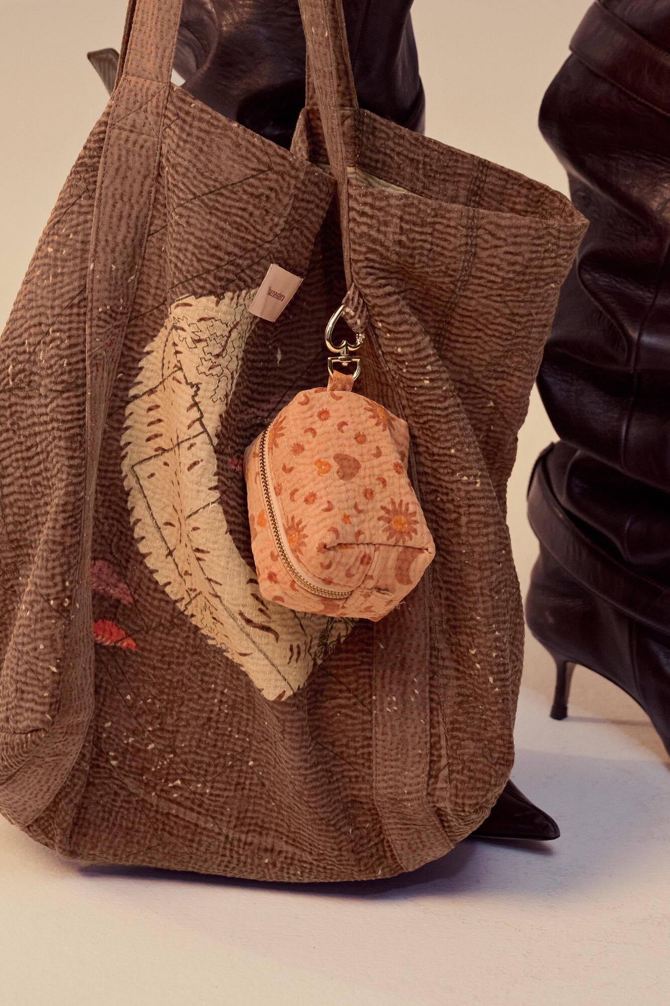Marisol Keychain taske - Peach