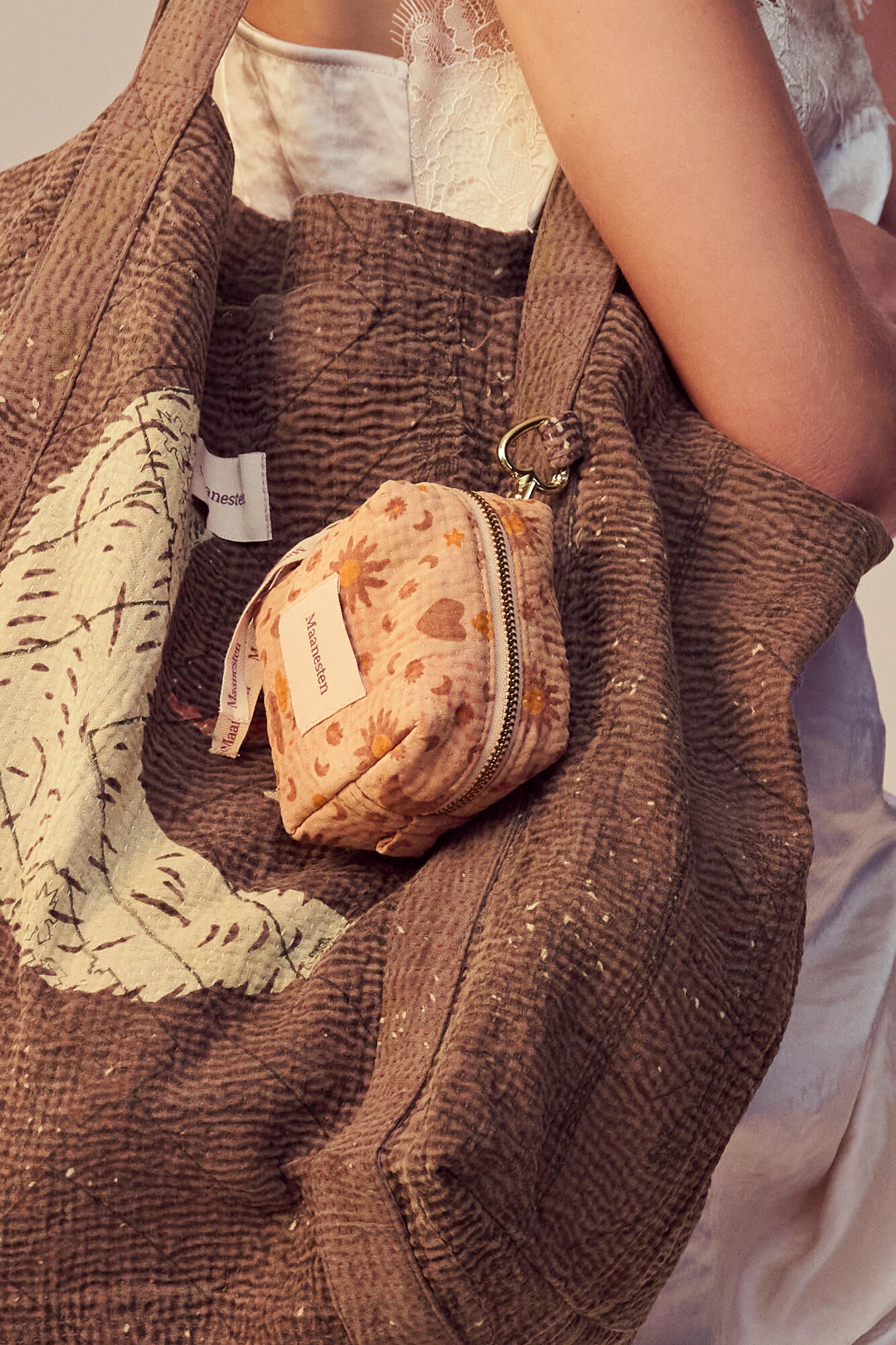 Marisol Keychain taske - Peach