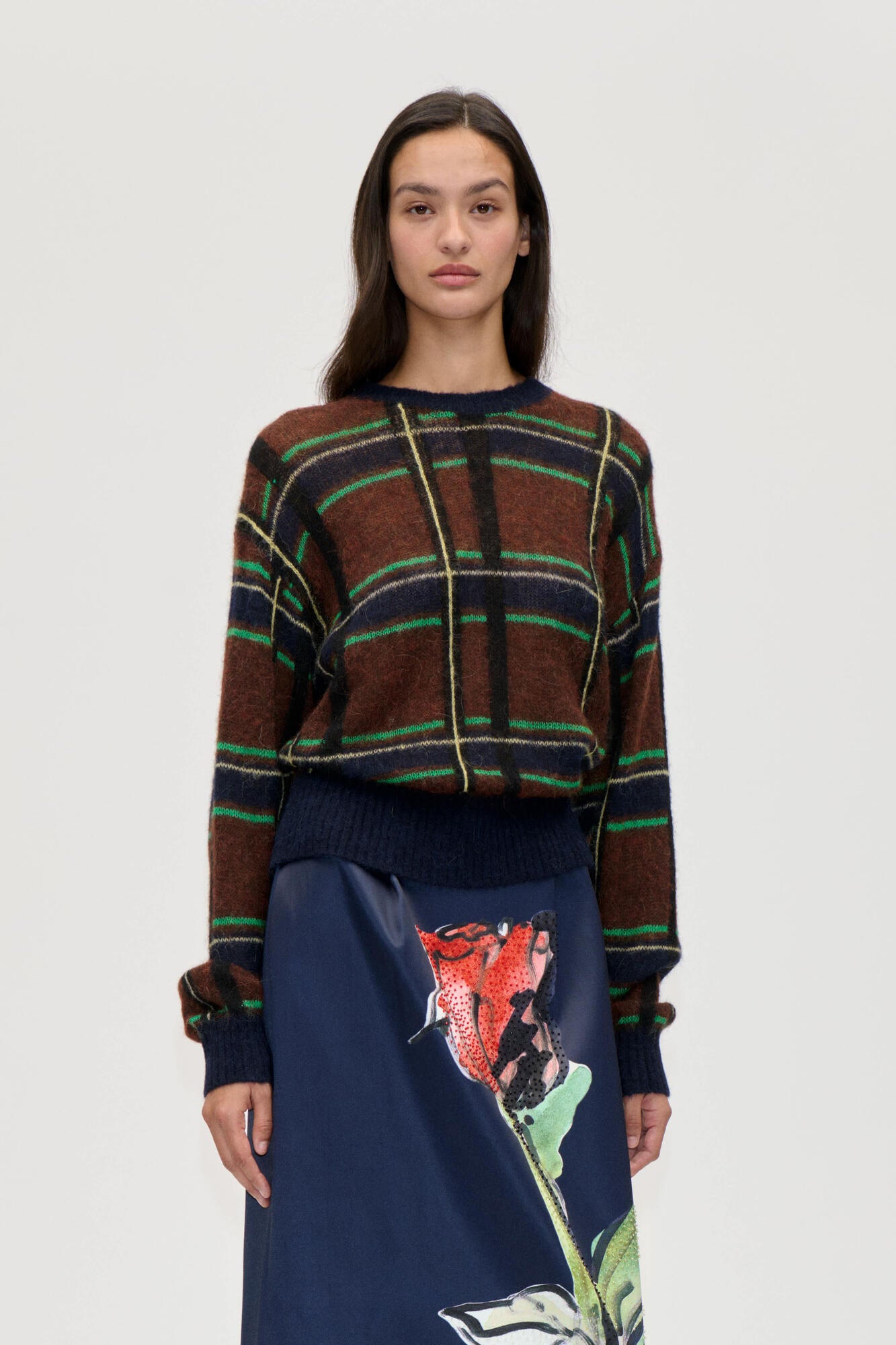 2557 Alpaca Crewneck uldstriktrøje – Crosschecks