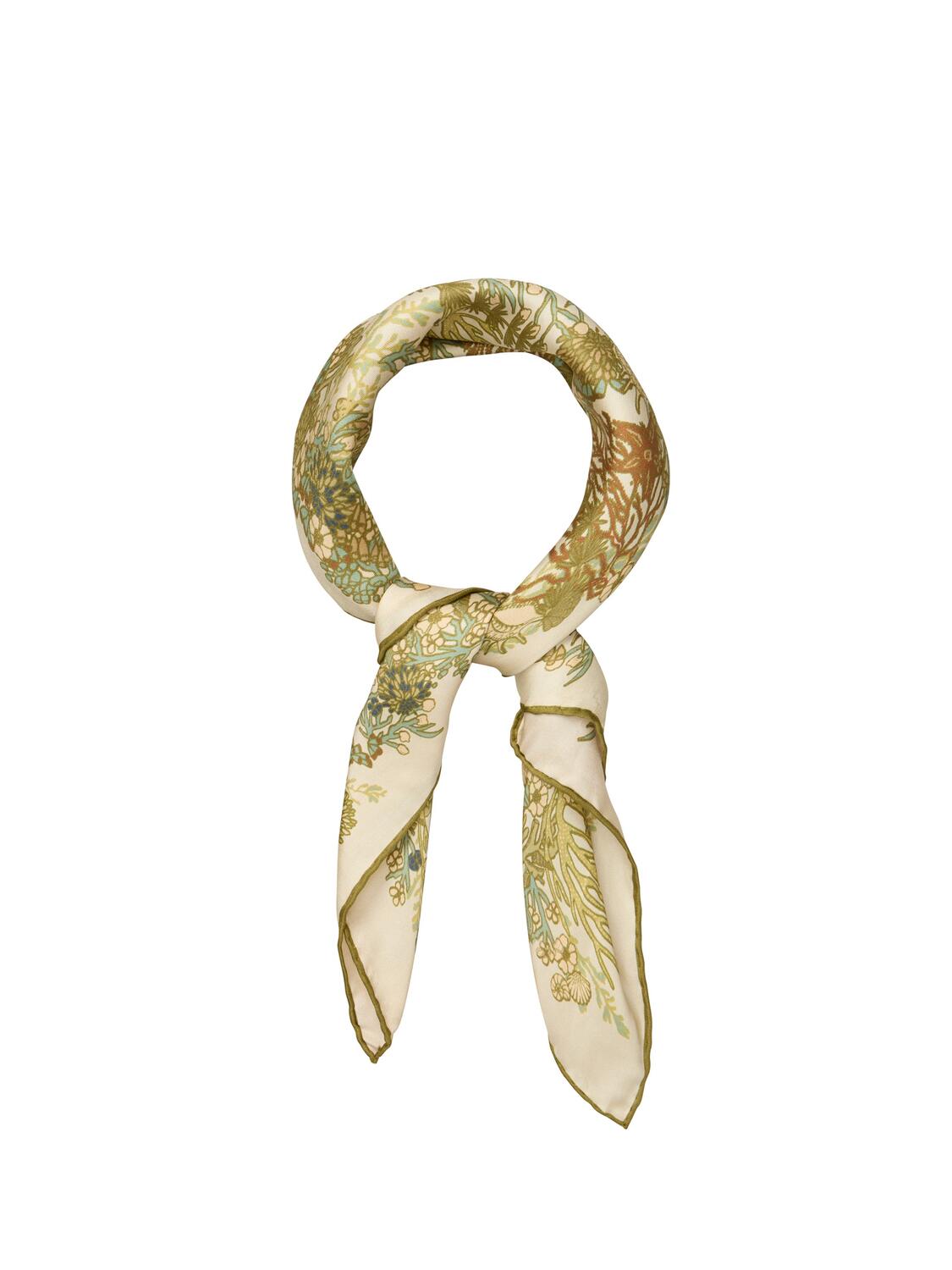 Corallo Sia silketørklæde - Green Moss