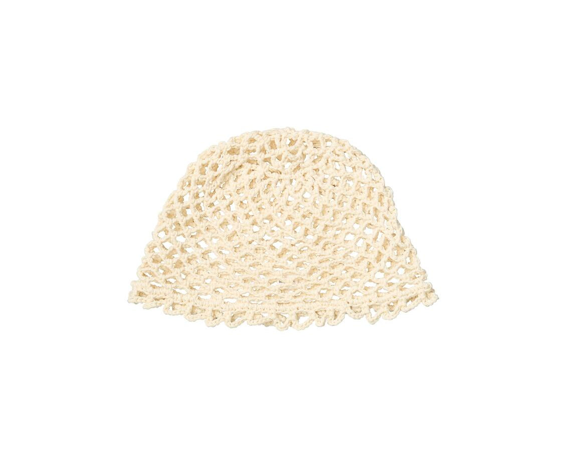 Croha Skull hæklet hat - Summer Sand