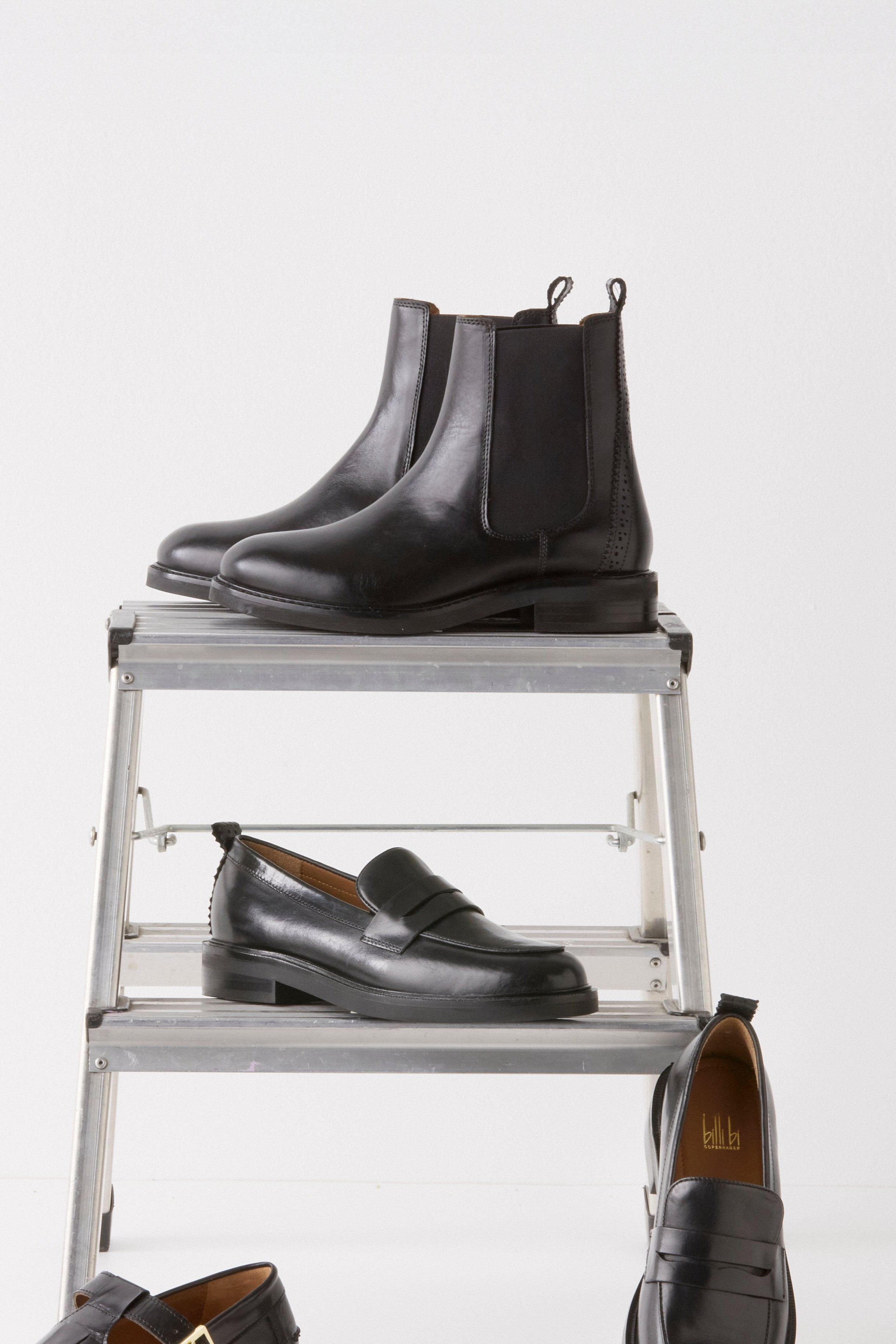 Chelsea støvle - Black Calf 80