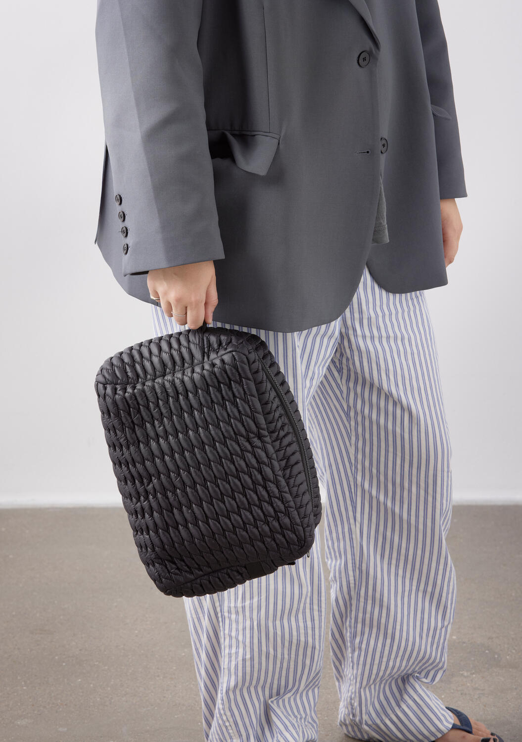 Makeup taske, sort  - 14x20 cm