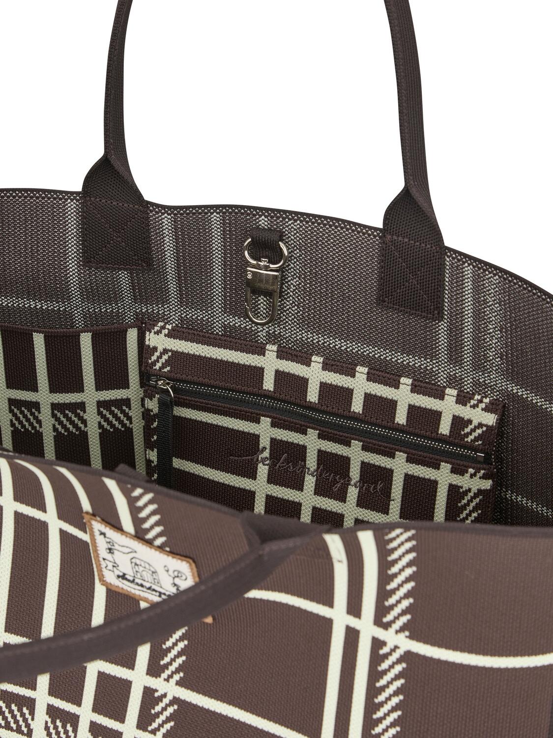 Grid Josie shopper - Hot Fudge Brown