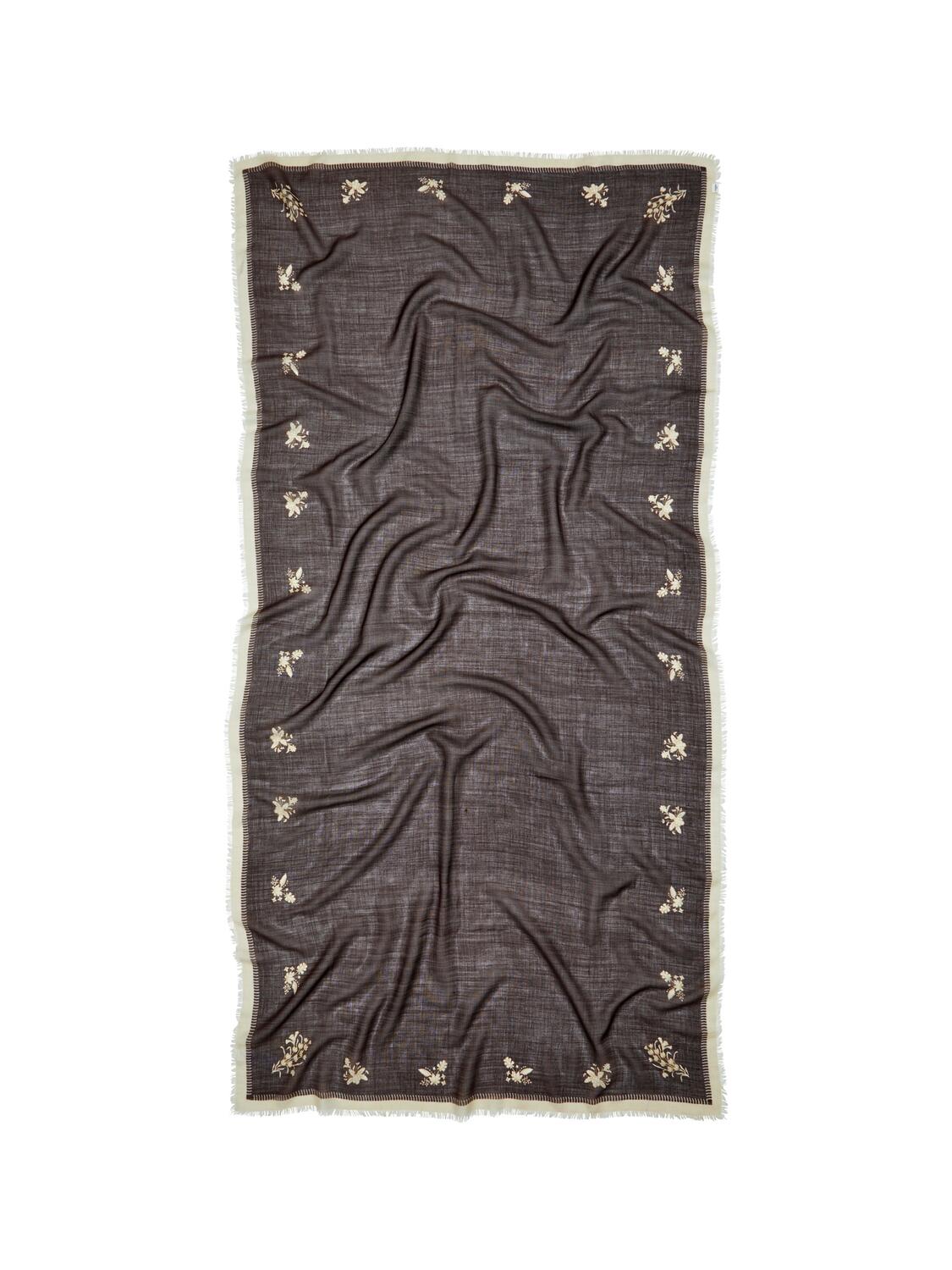Flostella Siw halstørklæde - Maroon Brown