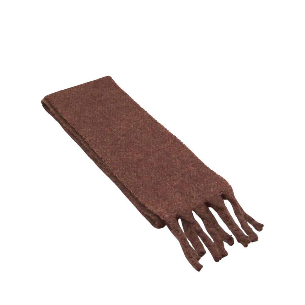 Slim bartletta halstørklæde - Hot Fudge Brown