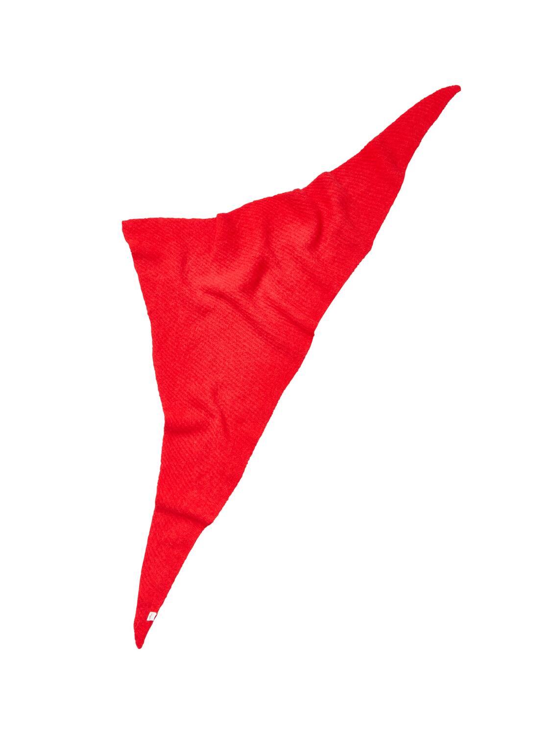 Alpaca-Wool Triangle halstørklæde - Salsa Red