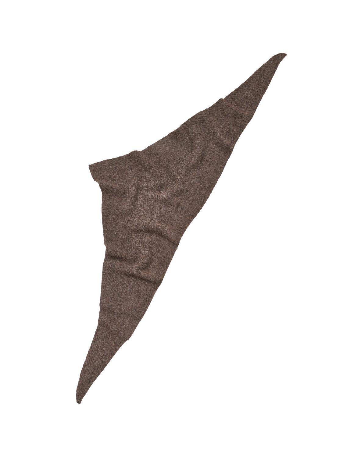 Alpaca-Wool Triangle halstørklæde - Hot Fudge Brown
