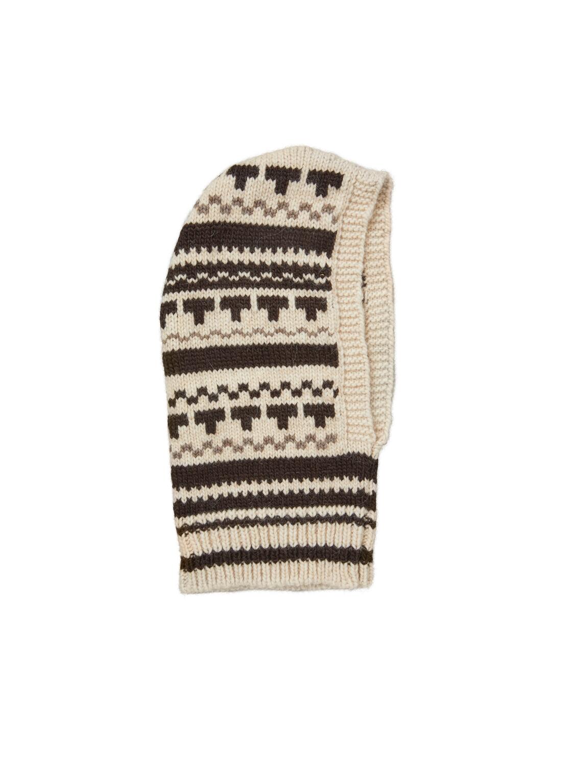 Patternia strik balaclava - Birch White
