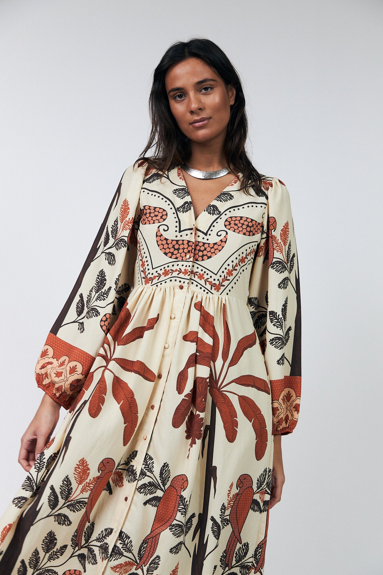 SaraiLL kjole - creme