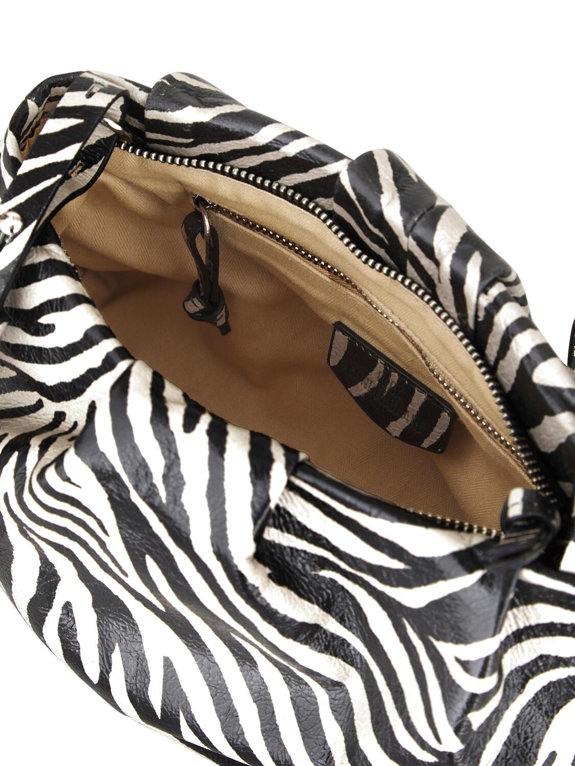 Zelora clutch – Sølvfarvet / Birch White