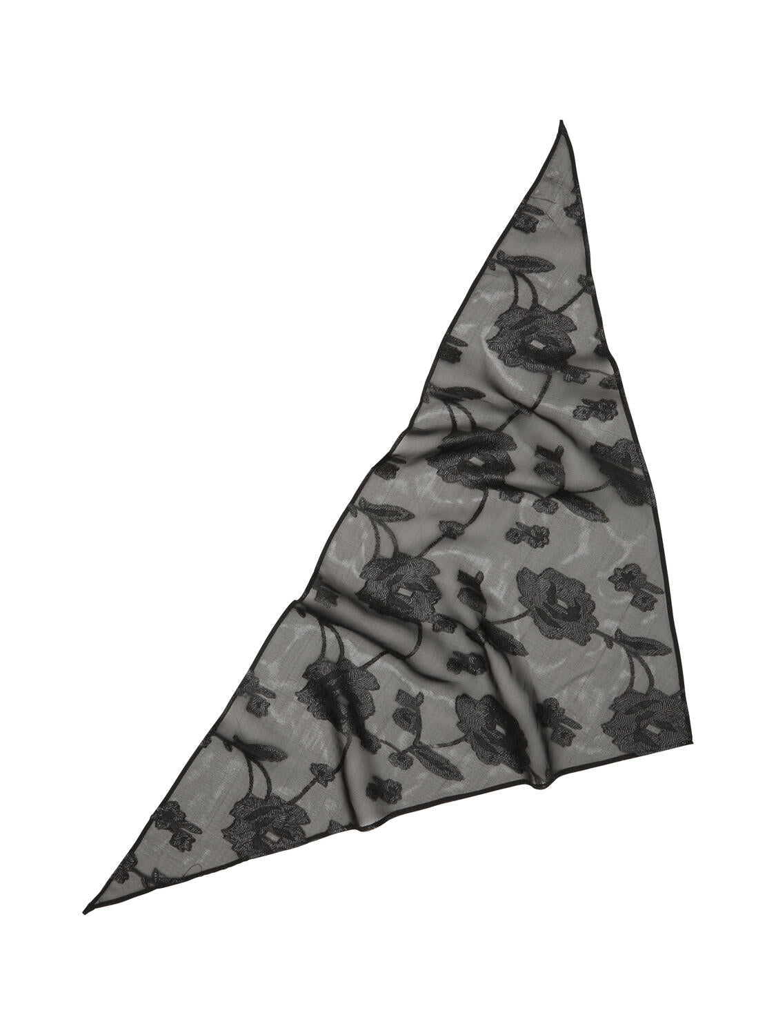 Fina Triangle tørklæde – Black