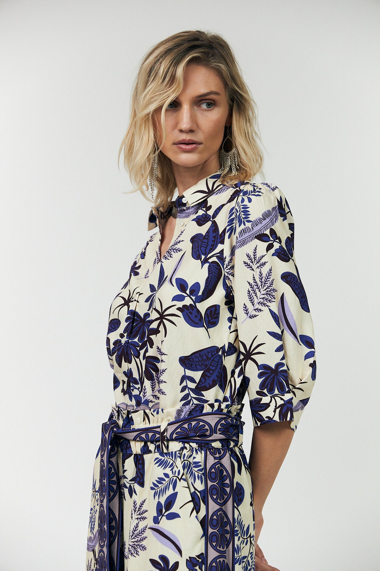 BonoLL skjorte - 74 Flower Print