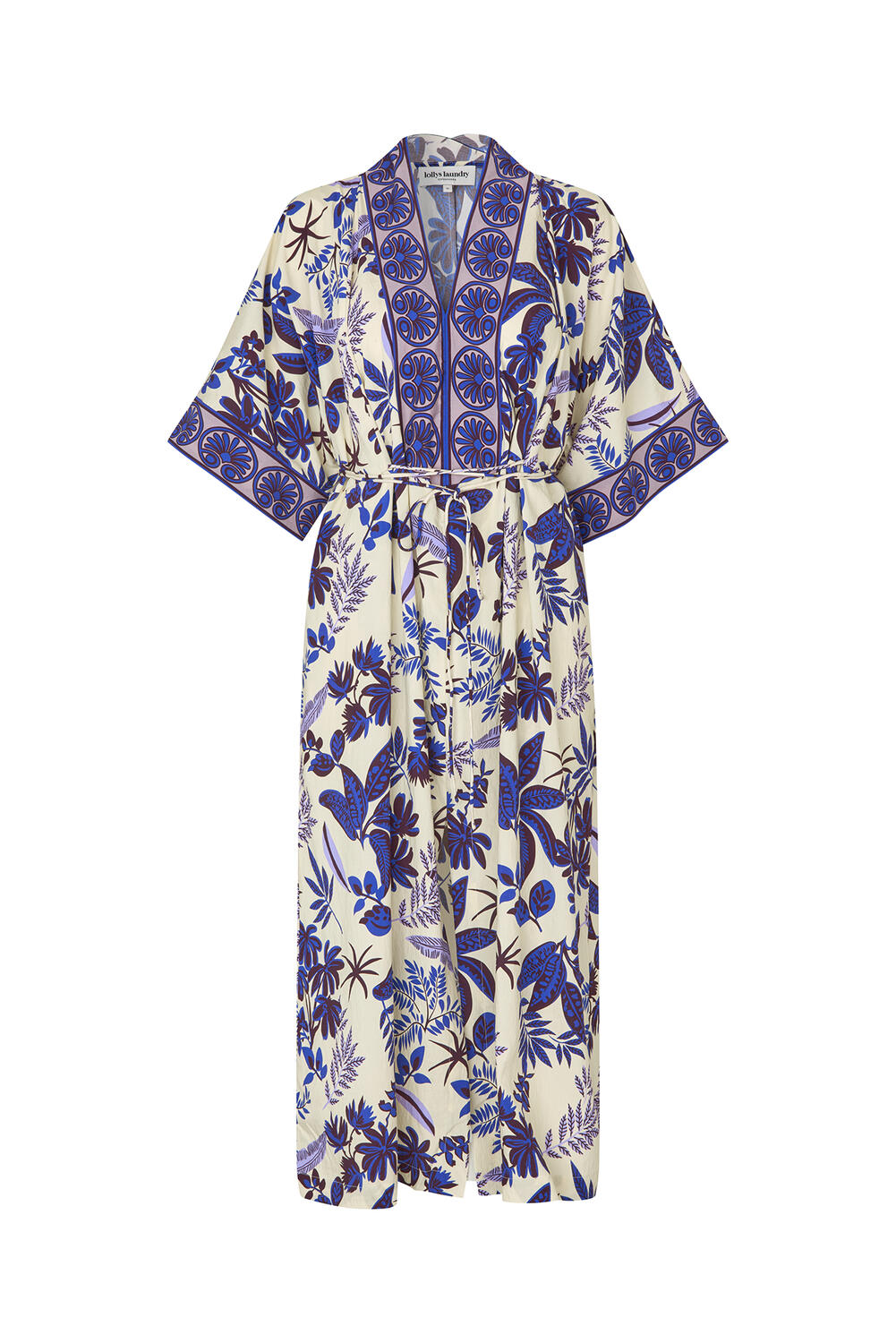 JamilaLL lang kjole - 74 Flower Print