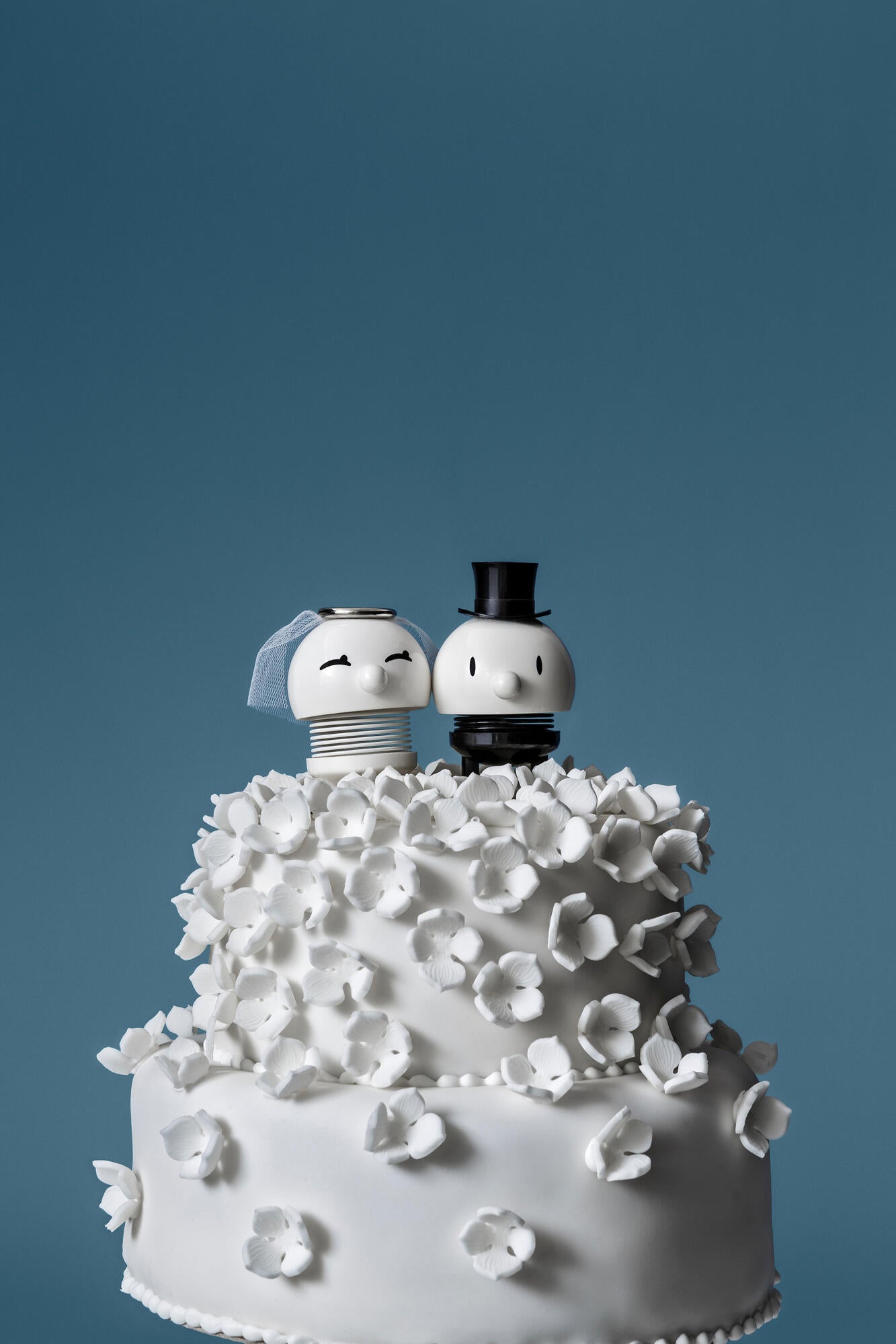Bride & Groom figur – Hvid