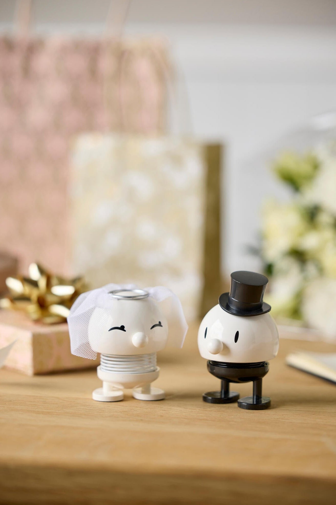 Bride & Groom figur – Hvid