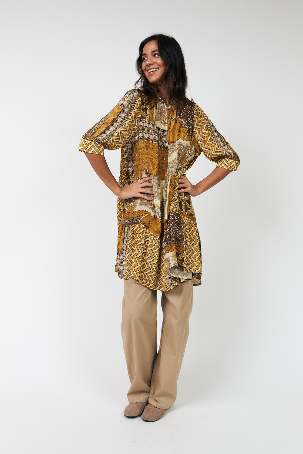SabineLL kjole - 64 Graphic Print