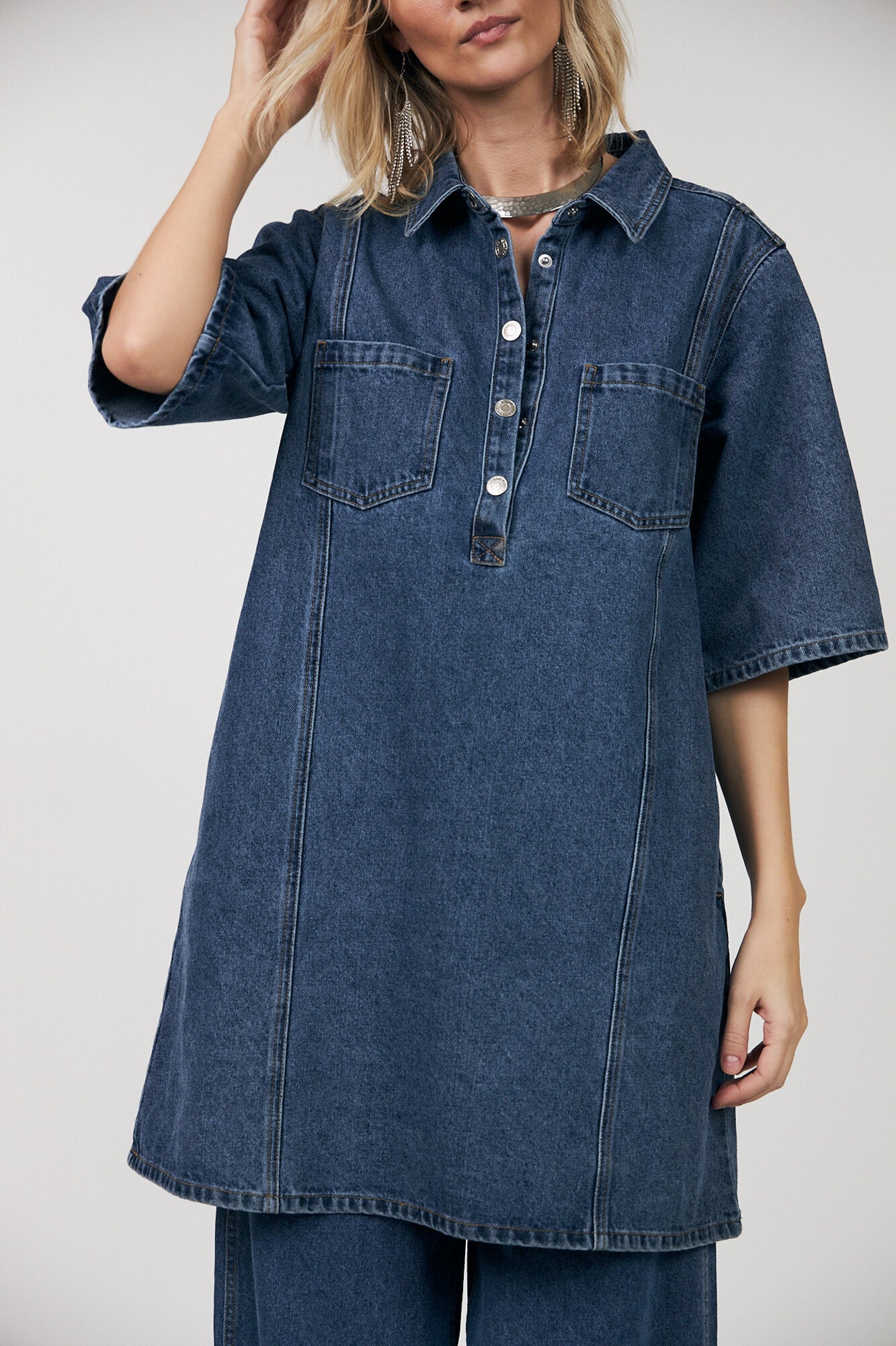 MolaLL denimkjole - blå