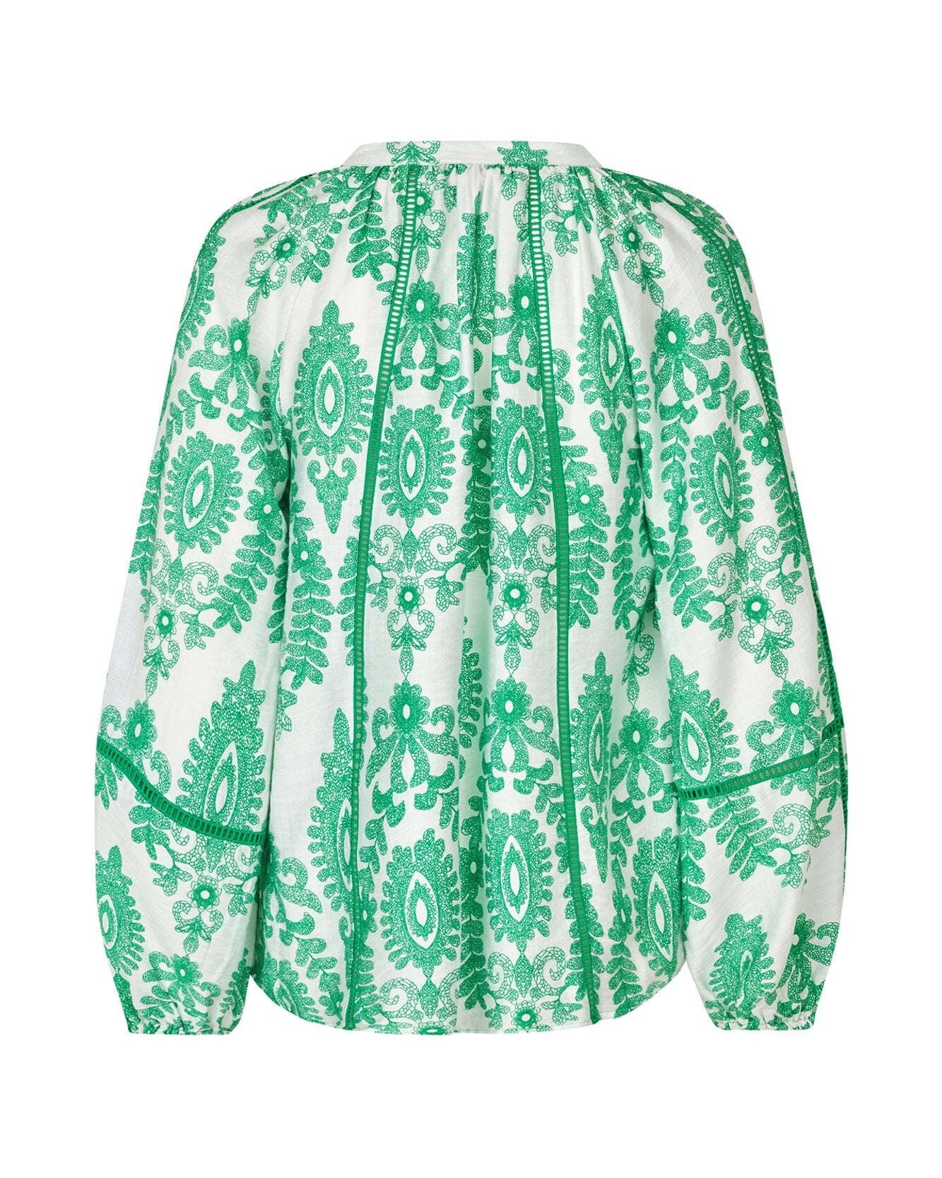 VeroLL skjortebluse - grøn