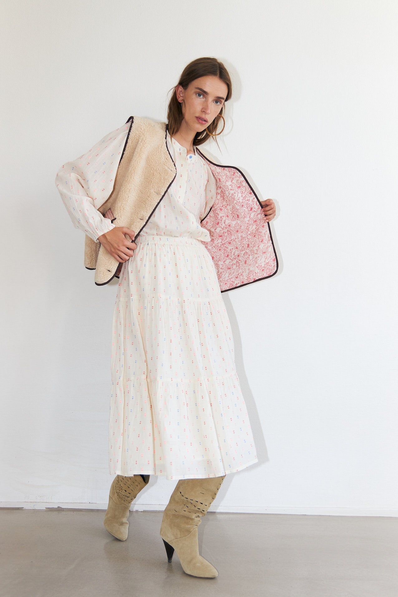 HaileyLL bluse - creme