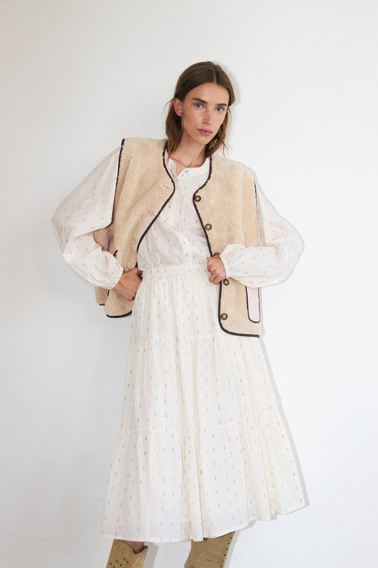 HaileyLL bluse - creme