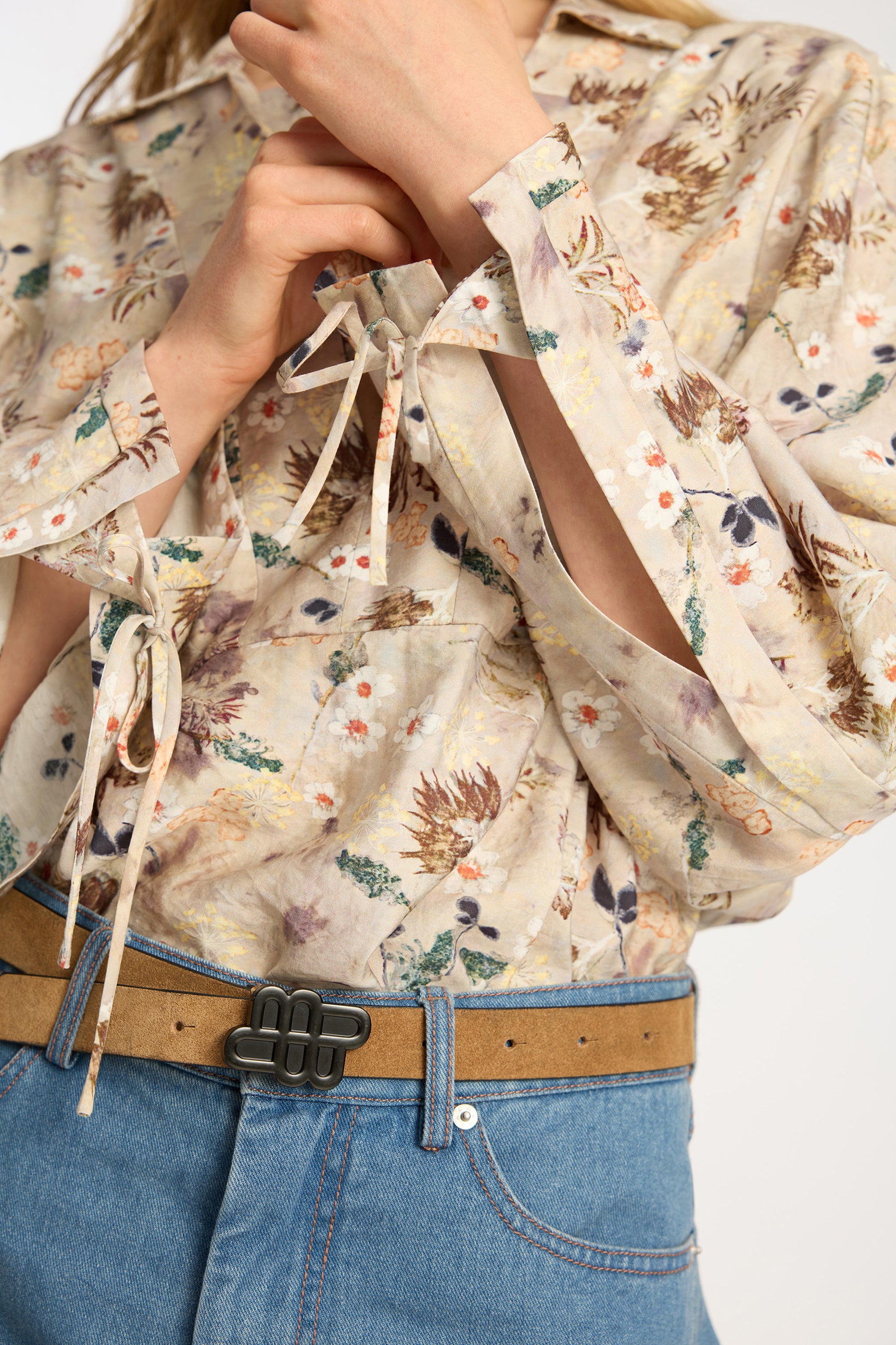 Babette skjorte - Print Nature