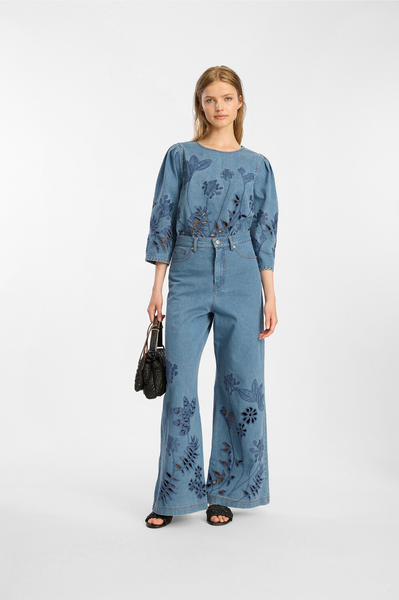 Bramble denimbluse - blå