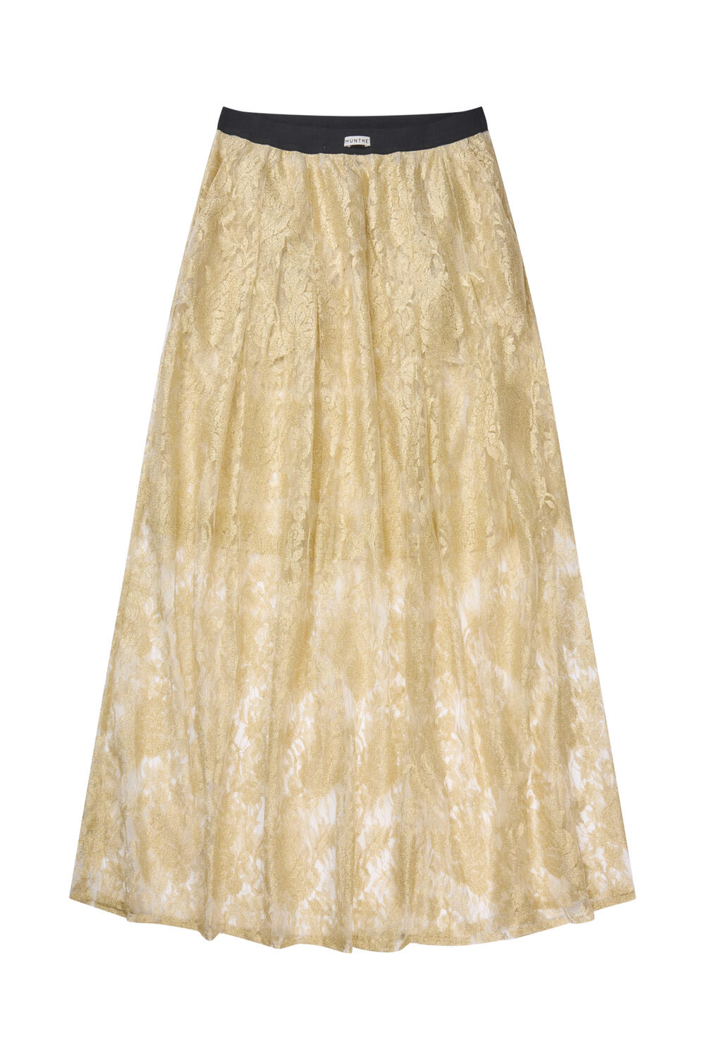 Beverly nederdel - guldfarvet