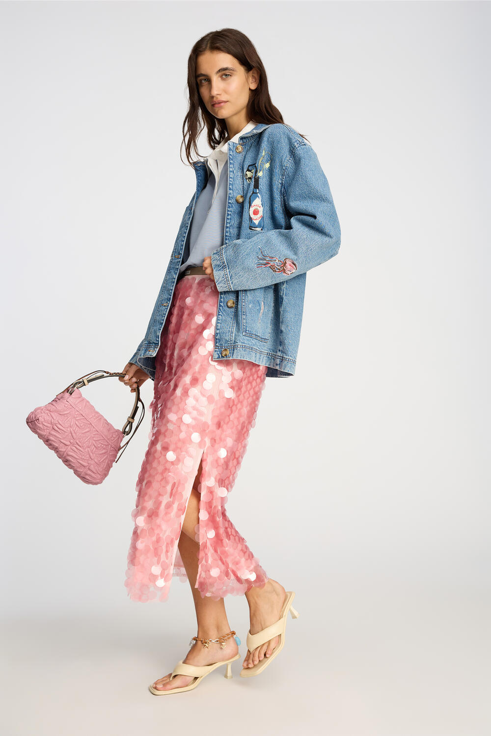 Braulia denimjakke - blå