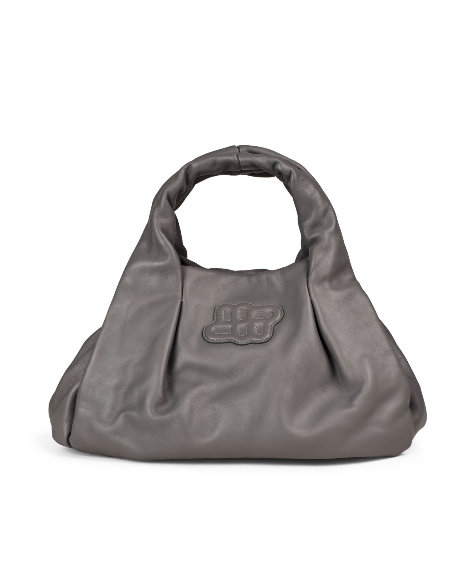 Lix lædertaske - grå