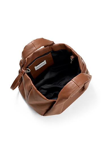 Lix lædertaske - brun