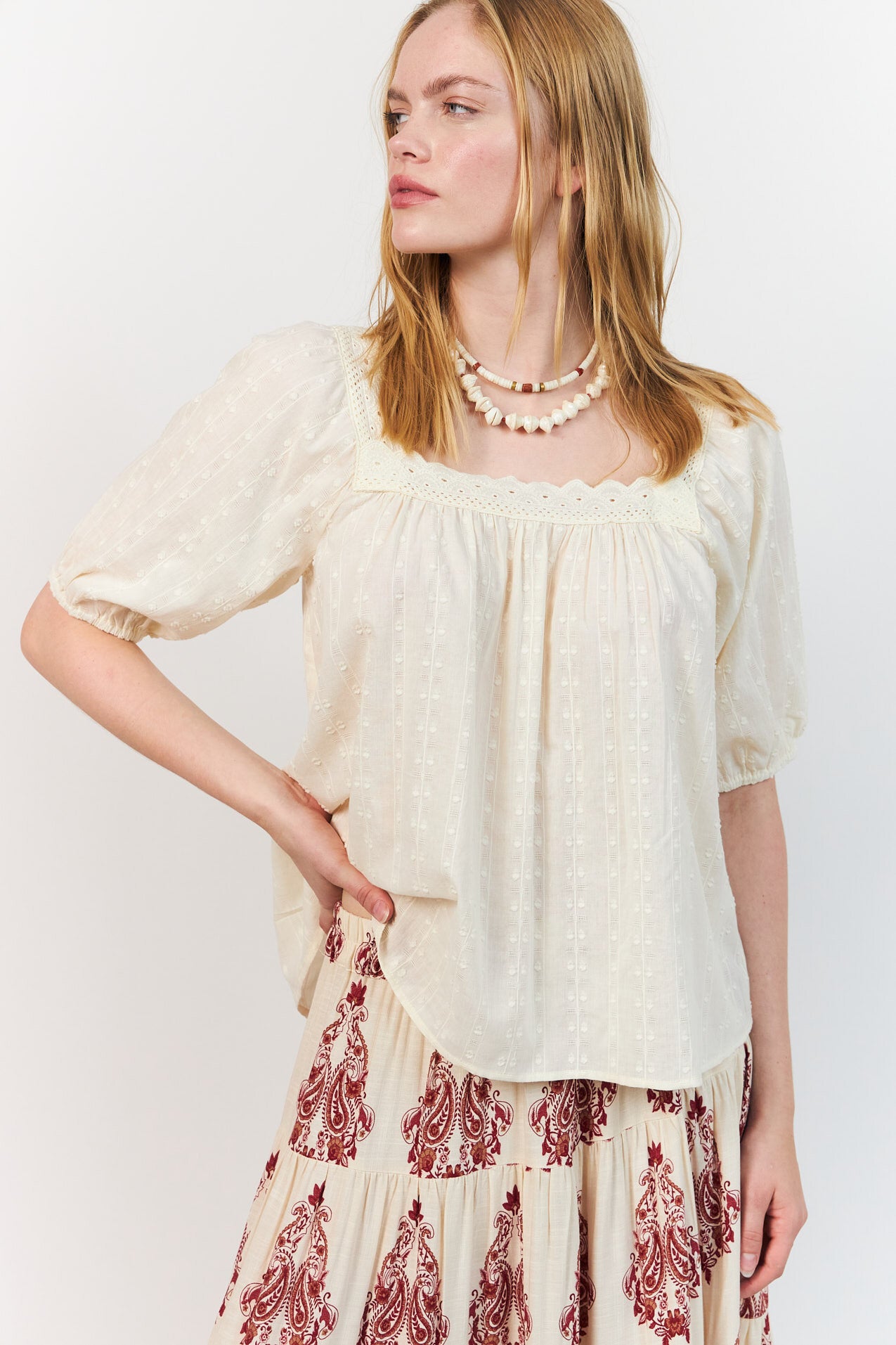 Sasha bluse - Creme