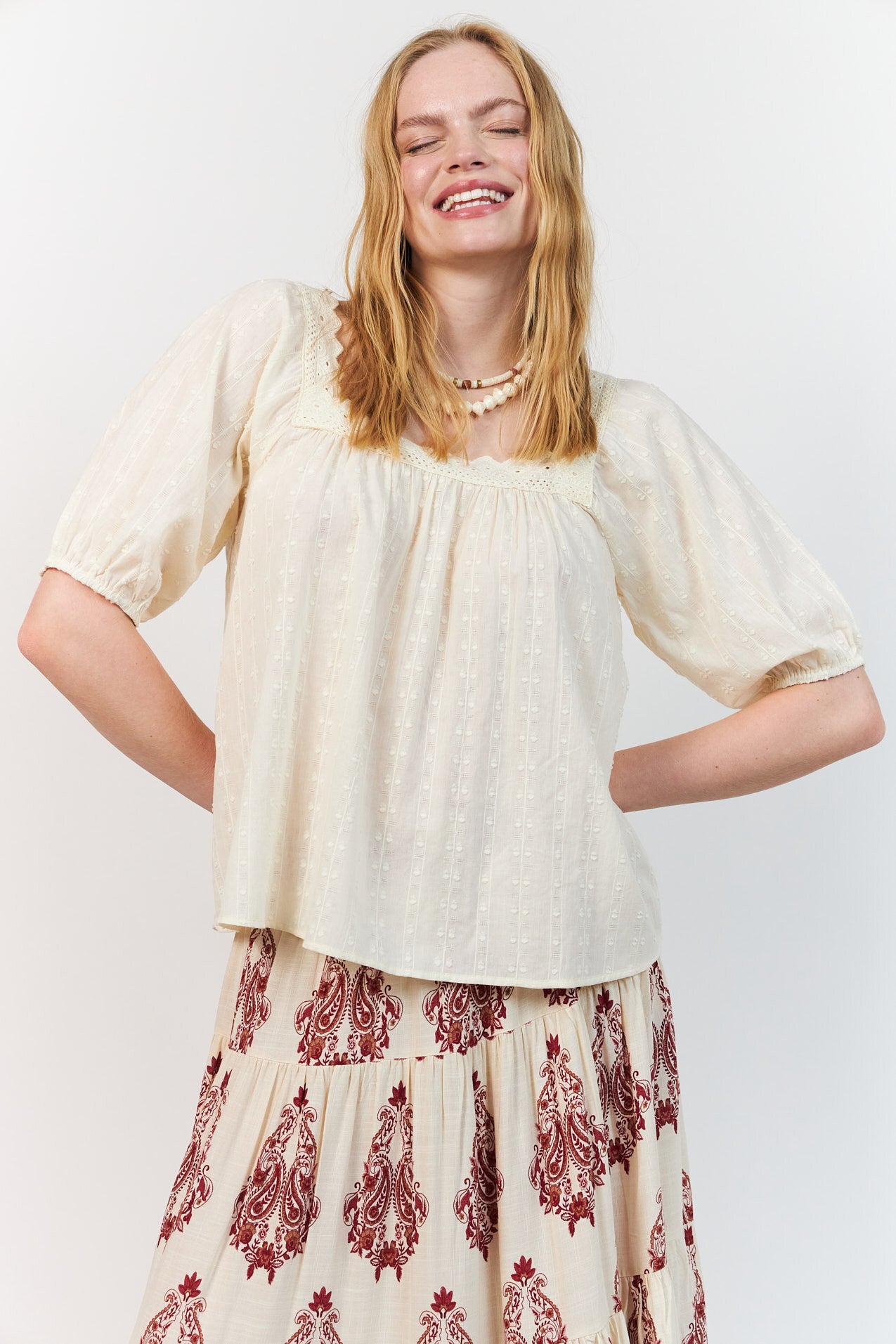 Sasha bluse - Creme