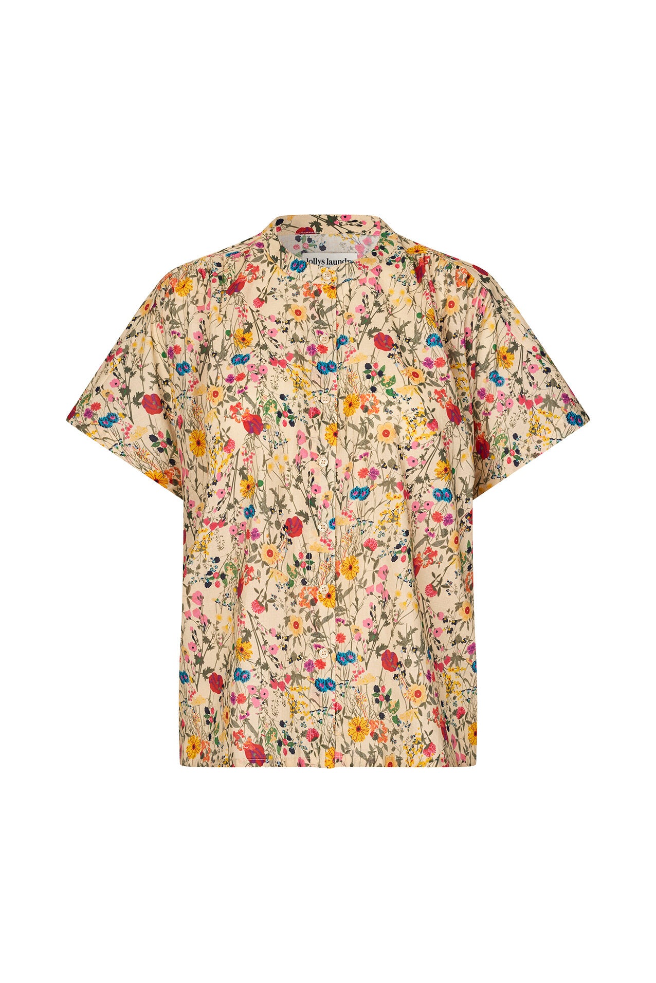 Mya kortærmet skjorte - 74 Flower Print